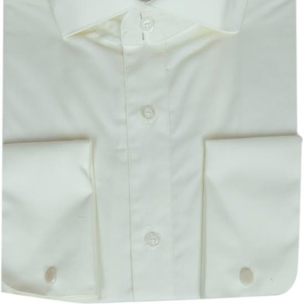 French Cuff & Button Dress Shirts Sizes 17 18 19 - Picture 5 of 7